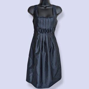 Studio M Dark Metallic Silk Blend Dress